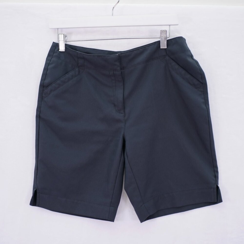 PGA Tour Size 6 Black‎ Polyester Shorts Mid Rise 31 / 8.25